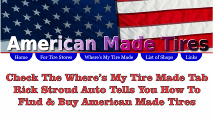 eshop at Made In America Tires's web store for Made in America products